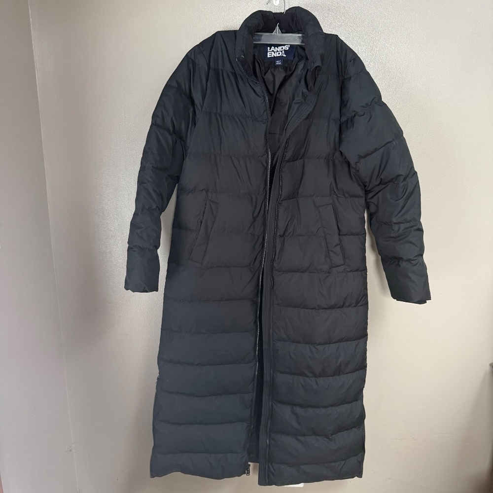 Lands End Women's Tall Winter Maxi Long Down Coat